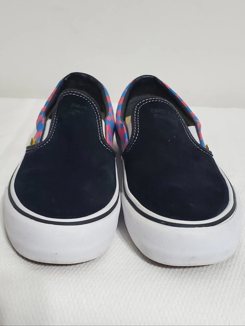 Vans x T&C Surf Designs Capsule Collection Pink Blue Checkerboard Mens 7